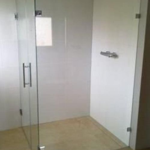 mampara ducha fijo 90u00ba fijo en lina con la puerta y refuerzo pared