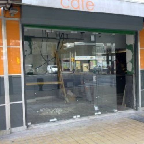 puertas de cristal pleglables saheco