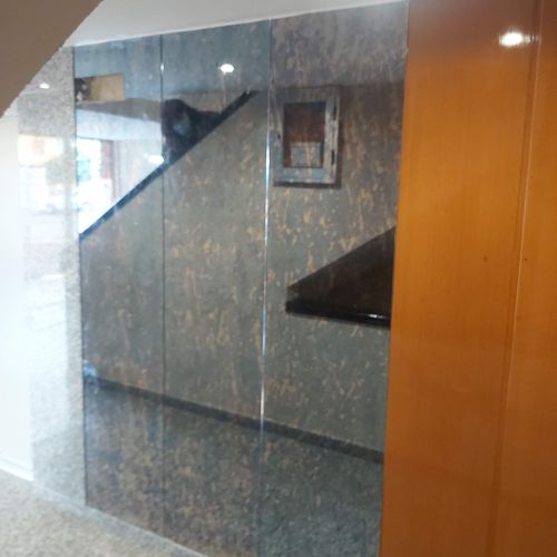 Mural de espejo envejecido